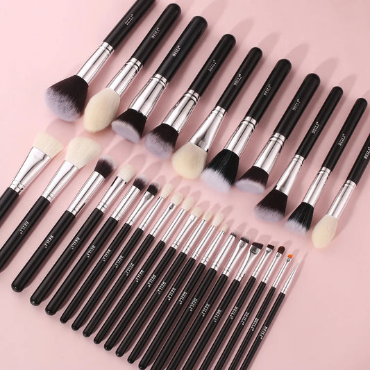 BEILI BLACK MAKE UP BRUSH SET