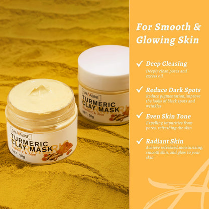 TUMERIC CLAY MASK SET