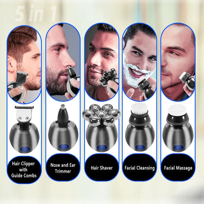 SMOOVE 5 IN 1 ELECTRIC HEAD SHAVER