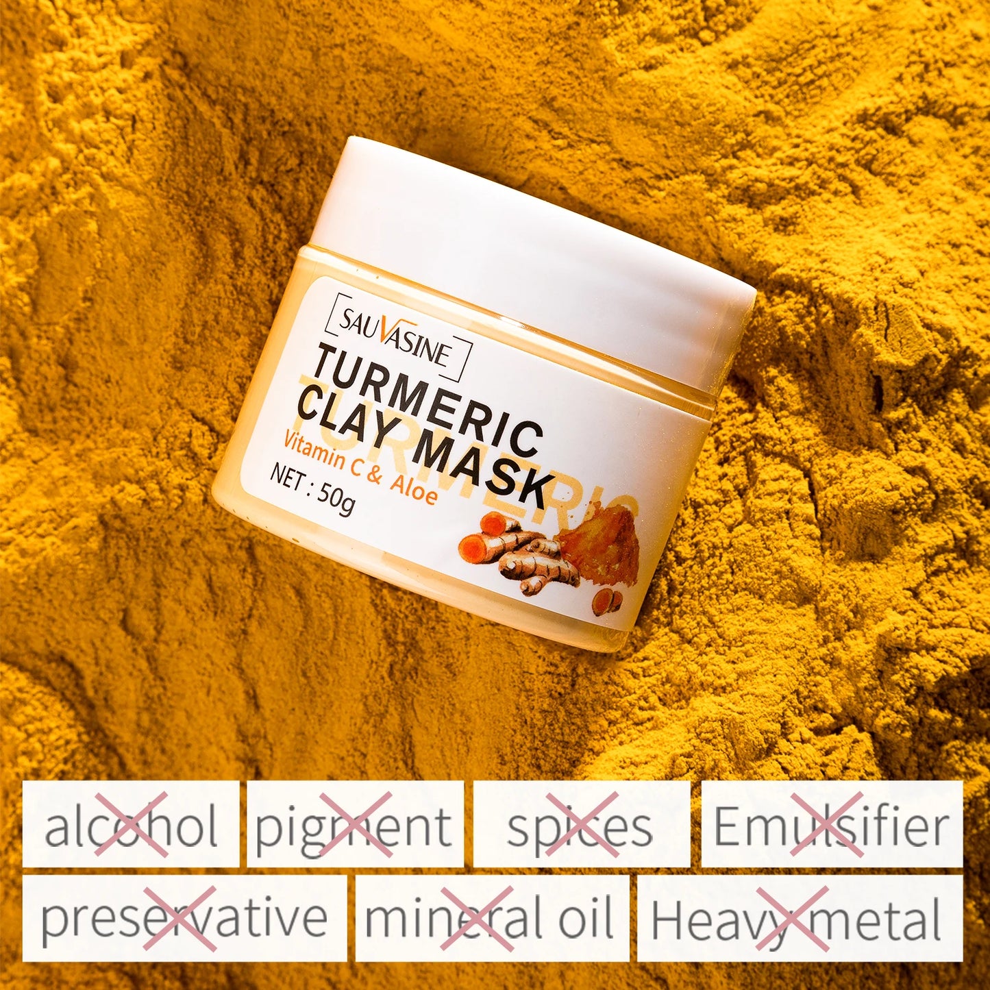 TUMERIC CLAY MASK SET