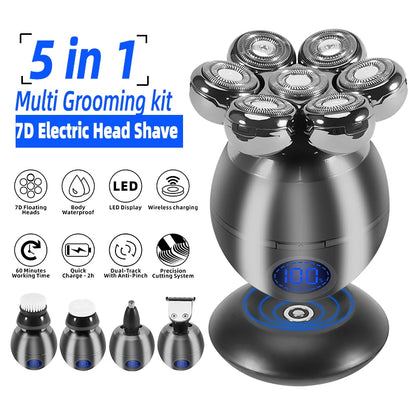 SMOOVE 5 IN 1 ELECTRIC HEAD SHAVER